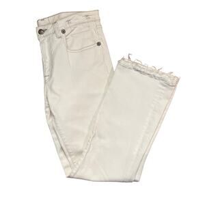 R 13 Bale White Kick Fit Japanese Cropped Denim Size 27